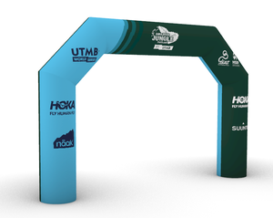 Arco Inflable Publicitario para Exteriores de 8m, Resistente al Viento, con Impresión Digital, para Maratones, Carreras, con Ventilador Musical - Product Image 2
