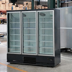 Congélateur de haute qualité en acier inoxydable et vitrine de congélation avec porte en verre pour utilisation en cuisine commerciale - Product Image 4