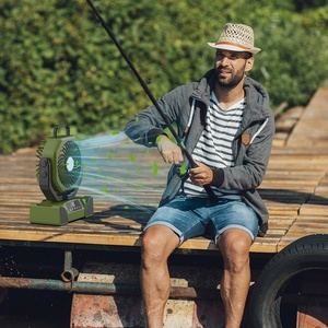 Ventilateur de <span class=keywords><strong>camping</strong></span> 20000mAh alimenté par batterie avec lumière LED, ventilateur portable rechargeable, ventilateur oscillant à 360° °   Rotation - Product Image 2