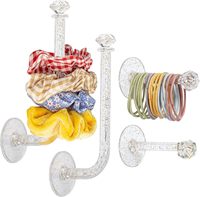 Support de rangement pour bandeaux et chouchous, organisateur d'accessoires capillaires pour filles, pour bandeaux, serre-têtes et élastiques à cheveux