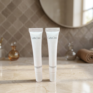 Tube en plastique blanc de 5 ml, 10 ml, 15 ml, 20 ml avec long embout, bouchon intérieur et capuchon à vis, tube vide pour emballage cosmétique de crème pour les yeux - Product Image 4