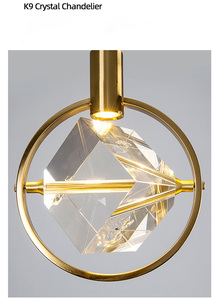 Lampu Gantung Linear Linear Led, Lampu Gantung Kristal Nordic Mewah Modern Lampu Gantung - Product Image 6