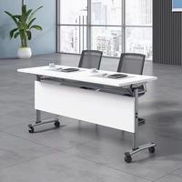 Moderner 1,2m/1,4m/1,6m/1,8m Klappbarer Trainings- und Konferenztisch Abnehmbare MDF-Wandhalterung mit Aktenschublade