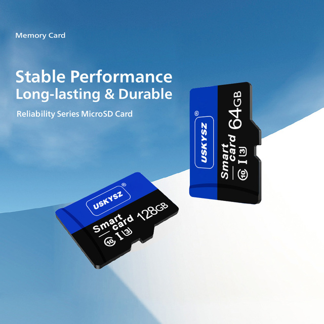 USKYSZ Micro TF Card 256GB 512GB 1TB Flash Memory Class 10 Mini SD Card for Smartphone DVR Camera MP3 GPS Compatibility