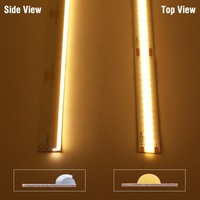Bande LED COB à émission latérale 480 LED, blanc chaud 3000K, 24V, CRI90, flexible, pour éclairage de scène