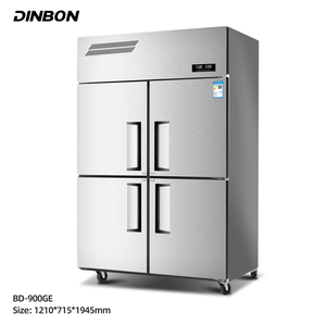 Réfrigérateur de comptoir de cuisine à double porte en acier inoxydable, à refroidissement direct, à haute efficacité énergétique, niveau 1 d'efficacité énergétique - Product Image 2