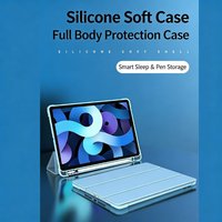 Housse de protection pour tablette iPad Air4 Air5, étui pour iPad Mini 6 7, pour iPad Pro, design léger, coque en silicone souple