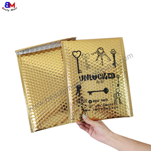 Sacs d'emballage personnalisés avec bulles adhésif fort en poly enveloppe à bulles sac enveloppe rembourrée emballage d'expédition sac d'expédition enveloppe à bulles - Product Image 2