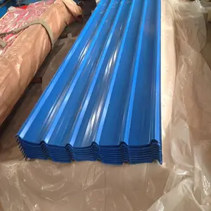 Materiales de construcción Placa de chapa corrugada para techos PPGI Servicios de doblado de corte de soldadura de color galvanizado ofrecidos