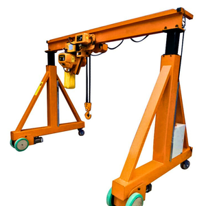 Chariot à roulettes mobile, pont roulant compact, mini taille, moteur électrique, palan à chaîne, télécommande pour atelier - Product Image 1