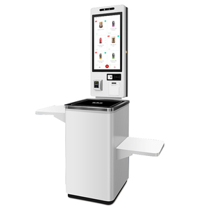 HUSHIDA Bỏ Qua Dòng Sản Phẩm 24 Inch Mã Vạch Máy Quét Tự Động Tự Phục Vụ Thanh Toán <span class=keywords><strong>Kiosk</strong></span> Siêu Thị - Product Image 1
