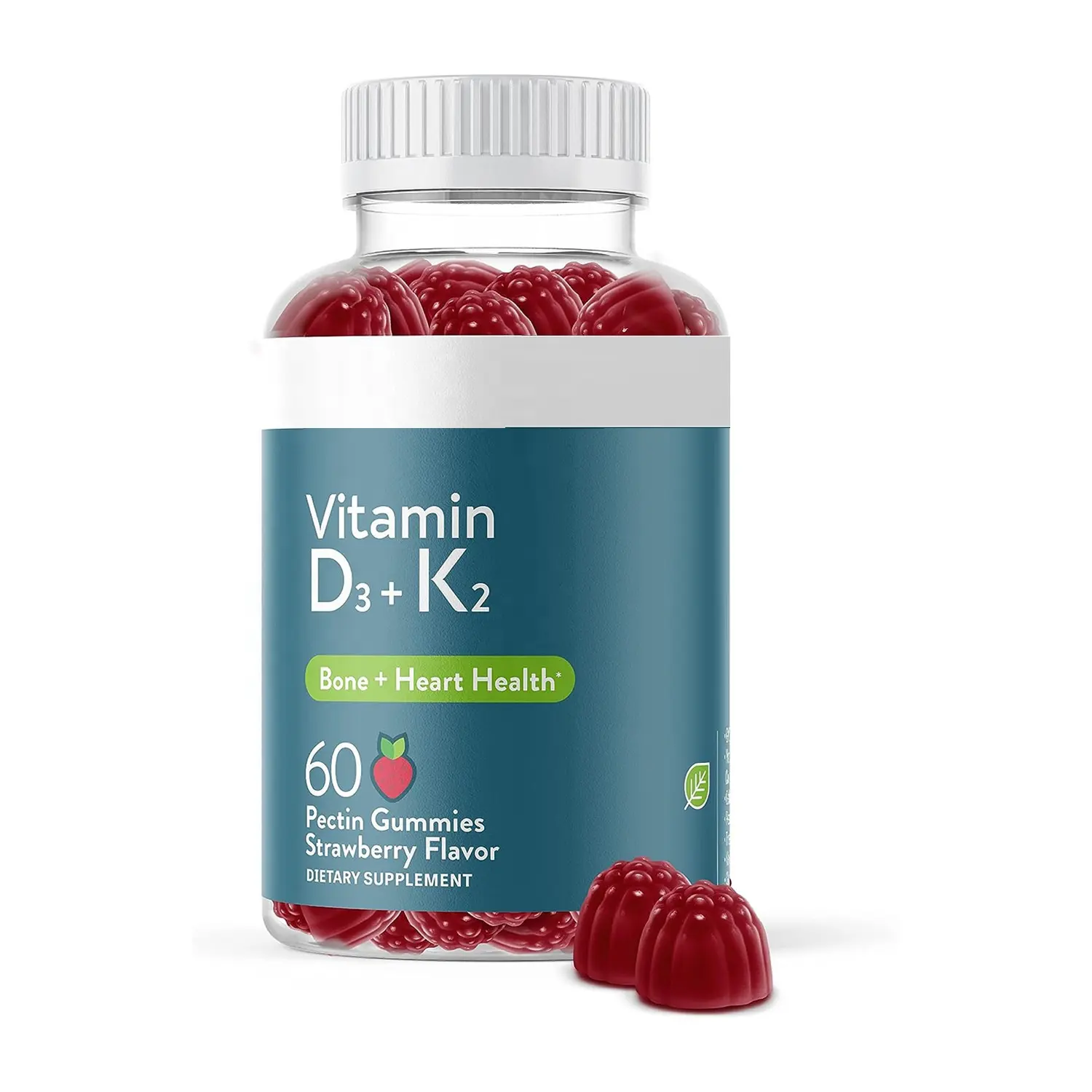 Oem Vitamine D3 K2 Immuunsysteem Ondersteuning Hart Gezondheid Gummies Poeder Multivitamine Vitamine D3 Gummy