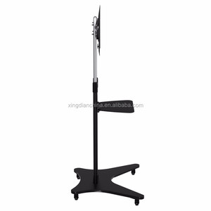 Support de chariot de TV Mobile robuste support de chariot LED/LCD pour <span class=keywords><strong>Samsung</strong></span> roues verrouillables de Construction en acier compatibles VESA de 32 à 55 <span class=keywords><strong>pouces</strong></span> - Product Image 3