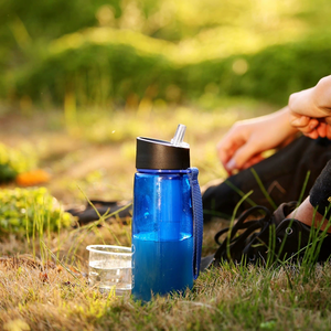 <span class=keywords><strong>Bouteille</strong></span> en plastique directe de survie de camping en plein air portable écologique sans Bpa <span class=keywords><strong>charbon</strong></span> de carbone filtre à eau potable alcaline - Product Image 6