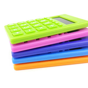 Calculatrice miniature colorée Kk-5145, 8 chiffres, alimentée par piles, cadeau pour étudiants, avec option d'impression de logo - Product Image 4