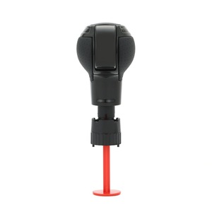 Pommeau de levier de vitesse Audi en cuir perforé noir, ergonomique, pour véhicules à transmission automatique - Product Image 3