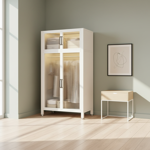 Armario de Acero Moderno y Sencillo, Armario Metálico para Dormitorio, Resistente a la Humedad, Estilo Moderno y Lujoso, Personalizable - Product Image 4