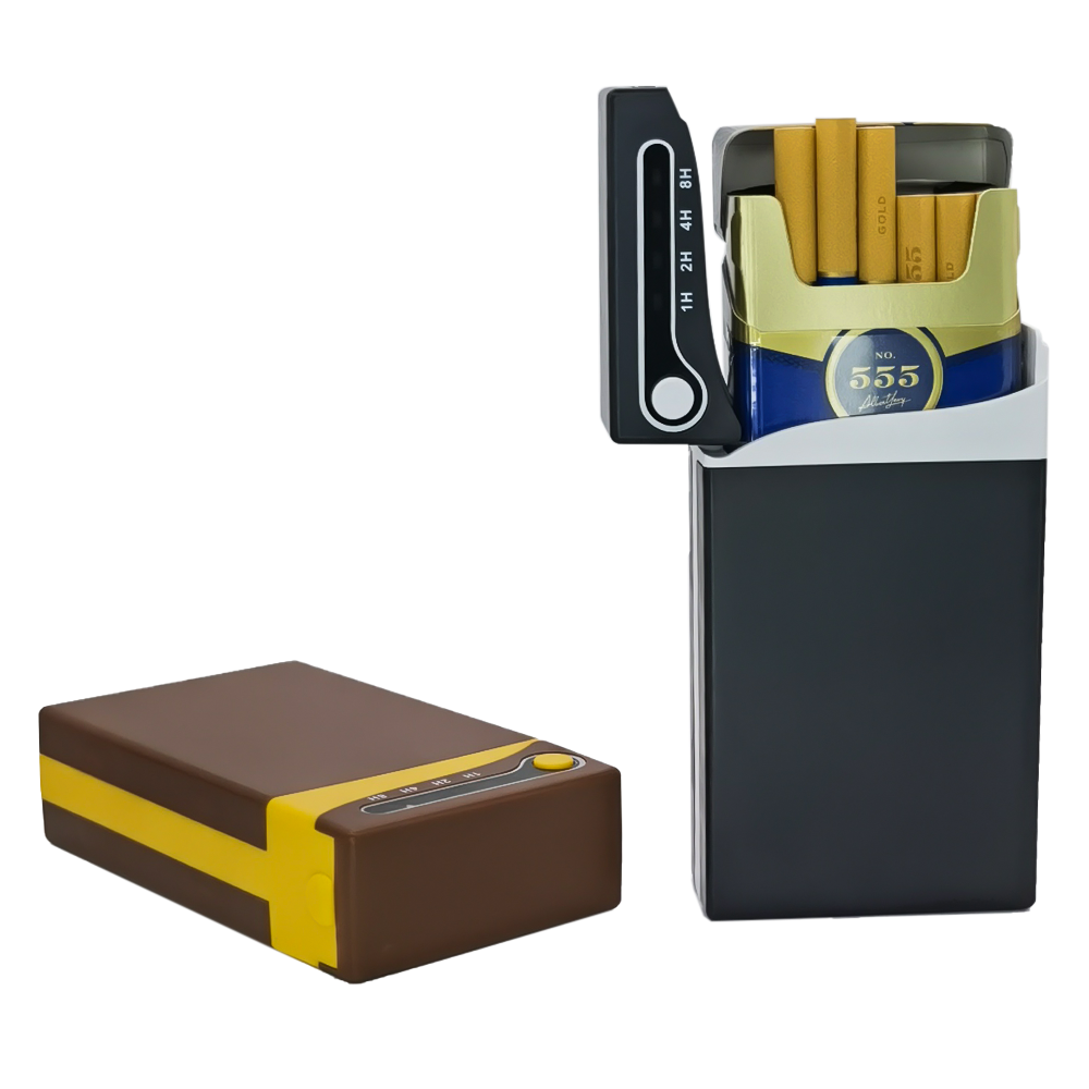 cigarette lock box Timed Lock Box for Breaking Habits (Phones, Vapes & Medication) Cloud White / Plus