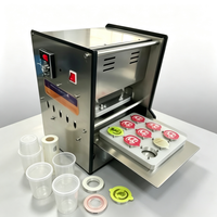 Machine de thermoscellage manuelle personnalisable pour l'emballage alimentaire, des boissons et des canettes
