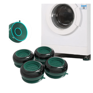 Patins antidérapants et anti-vibrations en caoutchouc pour machine à laver, rehausseur de pieds, amortisseur de chocs et de bruit pour le support de la machine à laver - Product Image 2