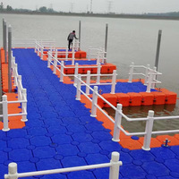 Cubos modulares Jet Ski Muelle flotante Bloques de pontones flotantes Puente flotante Plataforma de pasarela