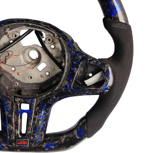 Volante Deportivo de Fibra de Carbono Forjada para <span class=keywords><strong>BMW</strong></span> G20 G22 G28 G30 G38 G80 G82 M 320i 330i 330e 340i 540i G02 G11 - Product Image 6