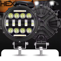 7 pouces 51W voiture LED travail lumière 13LED IP67 étanche LED projecteur brouillard conduite lampe pour Jeep camion voiture LED phare 6000K blanc