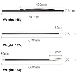 Fourchette de pêche barbelée à 5 dents en acier inoxydable Fourchette en acier portable en alliage d'aluminium à 3 sections Pêche ponctuelle en <span class=keywords><strong>gros</strong></span> - Product Image 2