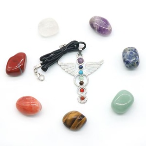 Ensemble de pierres de guérison de méditation spirituelle à succès, pierres de guérison du cœur, 7 chakras, pierres roulées - Product Image 4