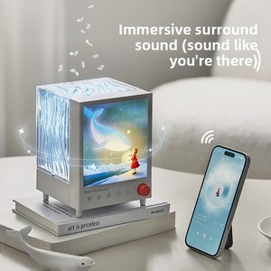 Caja de Luz Aurora 2025, Novedad, con Altavoz, Funciona con Batería, Creativa, <span class=keywords><strong>para</strong></span> Dormitorio, Mesita de Noche, Luz Romántica, Regalo de Cumpleaños - Product Image 1