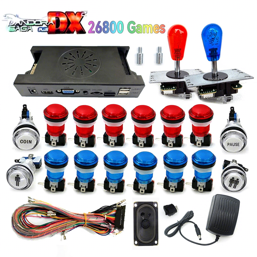 Black-LED button kit