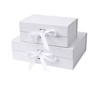 Boîtes cadeaux pliables magnétiques en carton de luxe avec logo personnalisé pour l'emballage de vêtements, chaussures