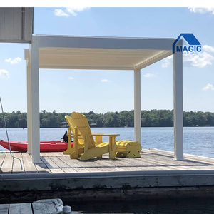 <span class=keywords><strong>Pergola</strong></span> <span class=keywords><strong>bioclimatique</strong></span> automatique à toit à lames imperméable magique 6m X 4m Gazebo électrique <span class=keywords><strong>Pergola</strong></span> <span class=keywords><strong>bioclimatique</strong></span> à lames en aluminium - Product Image 5