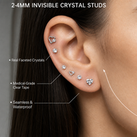 Patchs d'acupression auriculaire à micro-pression, graines auriculaires autocollantes 7 couleurs, boucles d'oreilles adhésives, OEM ODM Personnalisé Vente en gros