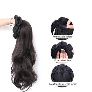 Parrucche mia fascia onda parrucche dritte sintetiche parrucche rimovibili per <span class=keywords><strong>capelli</strong></span> <span class=keywords><strong>extension</strong></span> ricci parrucche alla moda fascia per <span class=keywords><strong>capelli</strong></span> - Product Image 2