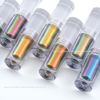 2025 nouveau magique liquide poudre à ongles effet miroir vernis à ongles Chrome décor manucure Pigment liquide Chrome poudre ongles