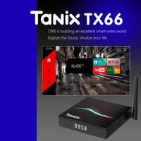 Tanix TX66 Smart TV BOX RK3566 Android 11 Quad-core 4GB RAM 32GB ROM BT 5.0 2.4G&5G Wifi 8K TV Set-Top Box Pemutar Media