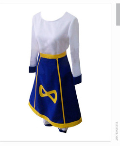 Ecowalson <span class=keywords><strong>Manga</strong></span> <span class=keywords><strong>Hunter</strong></span> <span class=keywords><strong>x</strong></span> <span class=keywords><strong>Hunter</strong></span> Kurapika Cosplay disfraz peluca dedos anillos cadena pendientes Anime uniformes Halloween fiesta trajes - Product Image 4