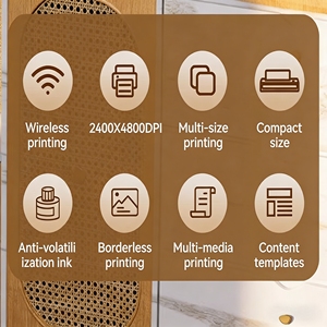 Impresora Portátil Compacta a Color de Bajo Costo, Mini Impresora Móvil para Múltiples Dispositivos con WiFi Directo para Teléfono y Computadora Portátil - Product Image 5