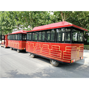 चीन के शीर्ष निर्माता आकर्षण पर्यटक डीजल इलेक्ट्रिक रोड ट्रेन - Product Image 3