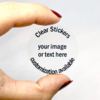 Autocollants transparents personnalisés, logo personnalisé, vinyle transparent imperméable, étiquettes autocollantes découpées pour l'emballage de flacons cosmétiques