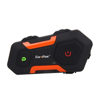 Nouveau Casque Moto Sans Fil Universel Étanche IP67 avec Réduction de Bruit DSP pour Intercom Radio FM 3 Motards