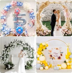 Heavy-Duty Adjustable <b>Backdrop</b> <b>Stand</b> with Steel Base | Sturdy Support for Grass Walls, Flower Walls, Photography & Events - Product Image 6