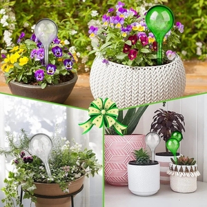 5 Piezas de Dispositivos de Riego Automático para Plantas, Bolas de Plástico para Riego Automático, Regaderas para Flores de Interior y Exterior, Dispositivo de Riego por Goteo para Macetas - Product Image 5