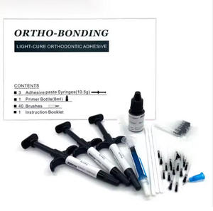 Kit d'adhésif <span class=keywords><strong>pour</strong></span> attaches orthodontiques Tanas Ortho Dental, colle auto-durcissante, colle photopolymérisable, kit d'adhésif, pâte d'apprêt - Product Image 4