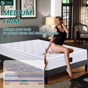 Matelas en mousse à mémoire de forme <span class=keywords><strong>ISPA</strong></span> 100% matelas à ressorts en tissu à bulles souple en latex naturel avec sensation de berceau - Product Image 4