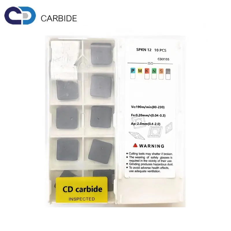 Carbide Milling Inserts SPKN 12 cnc face mill Inserts for stainless steel and steel parts