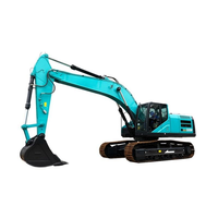 SWE335F 32.8T Excavator Crawler 1.6-1.7m³ untuk Proyek Mesin Pemindahan Tanah
