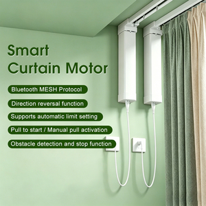 Moteur de rideau intelligent, moteur de rideau électrique pour la domotique, moteur de rideau intelligent rechargeable, installation facile - Product Image 3