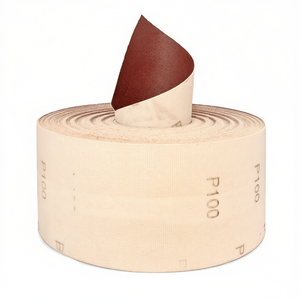 Rouleaux de papier abrasif en résine avec fixation Velcro Fervi P100, outils abrasifs - Product Image 2